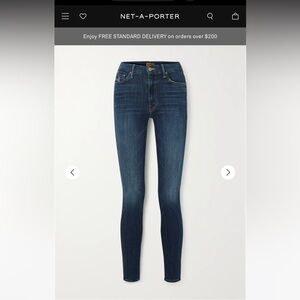 Mother Mid Rise Dark Wash Jeans 26